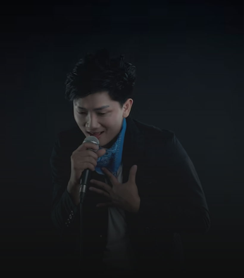 A man praying standing